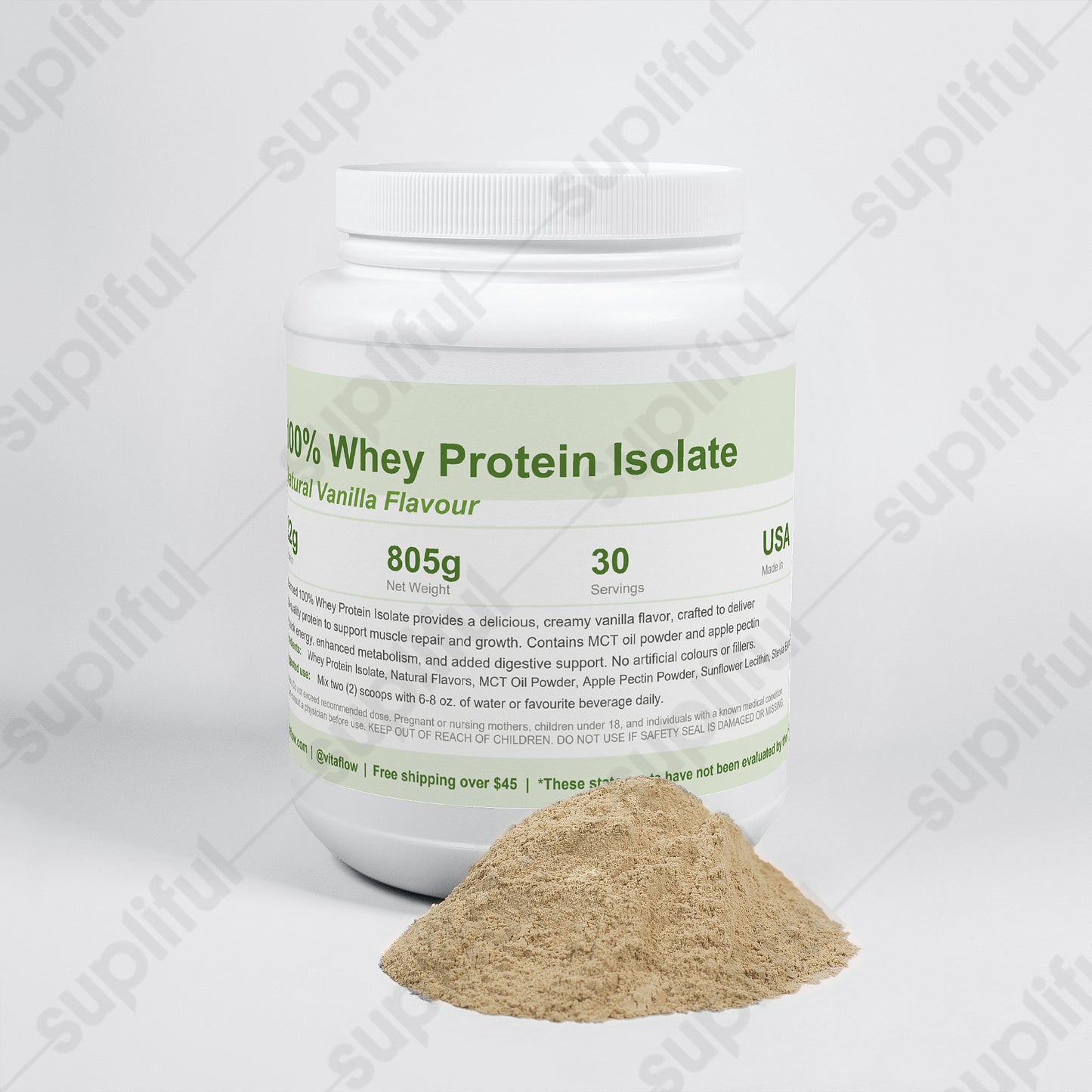 Advanced 100% Whey Protein Isolate (Vanilla)