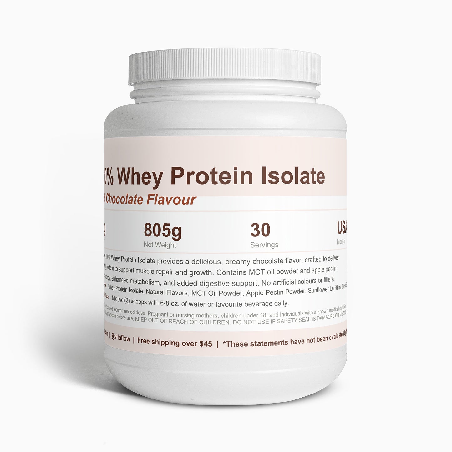 Advanced 100% Whey Protein Isolate (Chocolate)